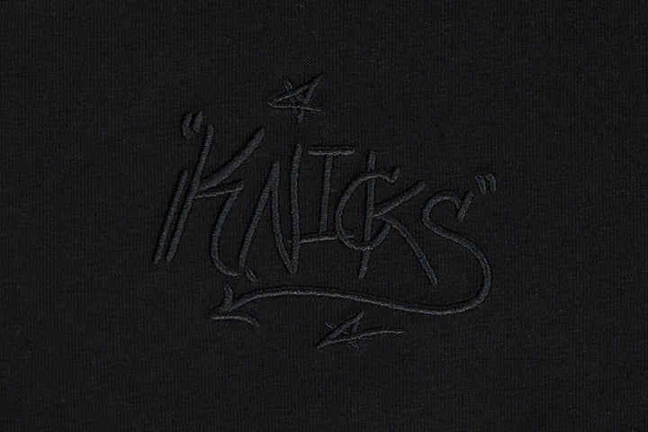 New Era เสื้อยืดแขนสั้นรุ่น New York Knicks League Mix Black Oversized Short Sleeve T-Shirt