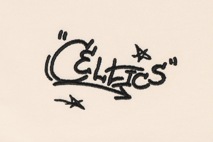 New Era เสื้อยืดแขนสั้นรุ่น Boston Celtics League Mix Chrome White Oversized Short Sleeve T-Shirt