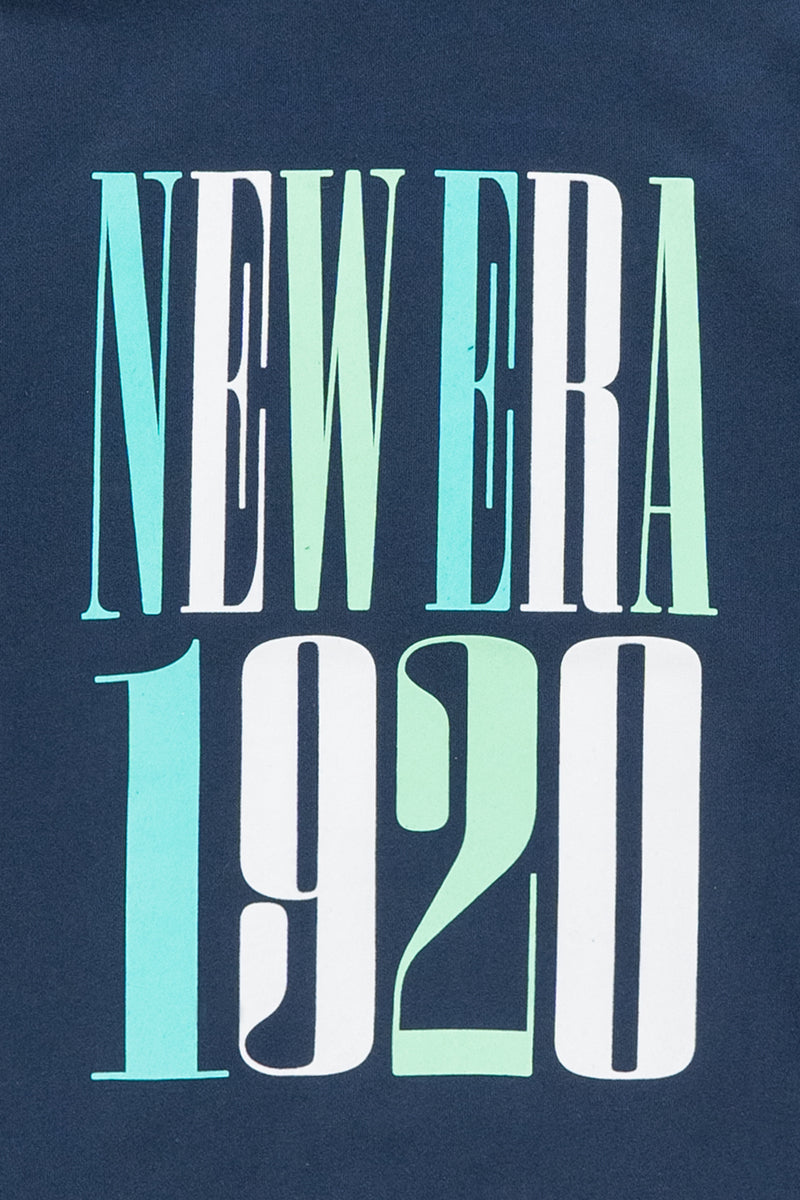 New Era เสื้อฮู้ดรุ่น New Era 90S Vibe Oceanside Blue Hoodie