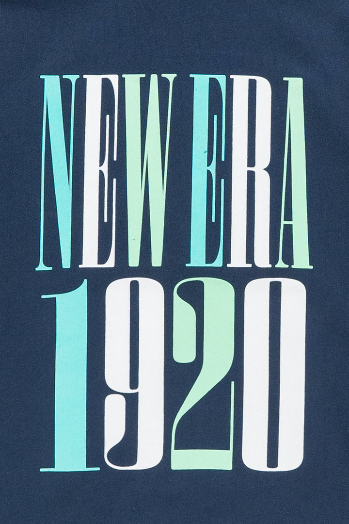 New Era เสื้อฮู้ดรุ่น New Era 90S Vibe Oceanside Blue Hoodie