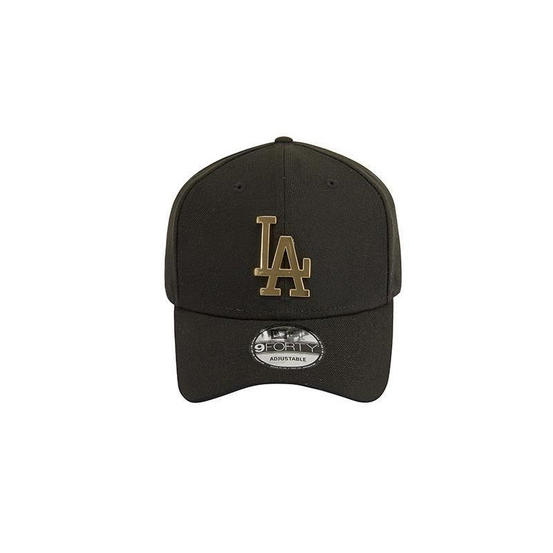 New Era หมวกรุ่น Los Angeles Dodgers Metal Logo Black 9FORTY Cap