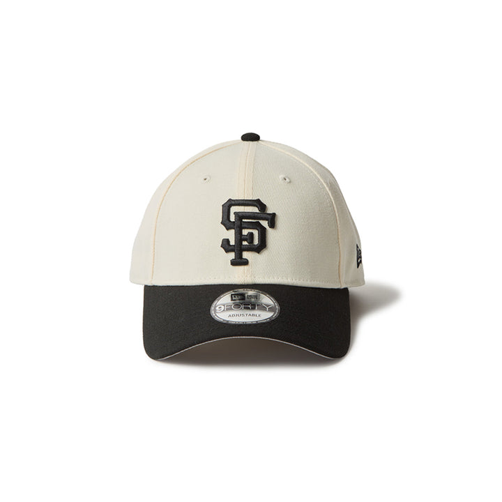 New Era หมวกรุ่น San Francisco Giants Co Mlb 2-Tone White And Black 9Forty Velcro Strap Cap