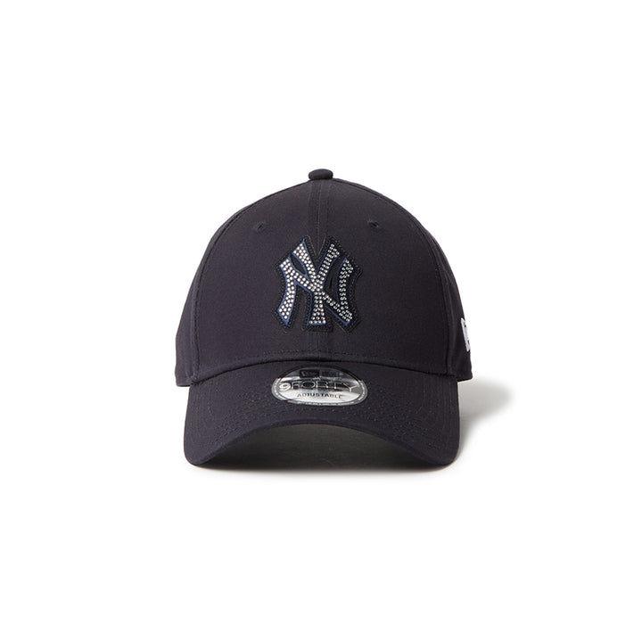New Era หมวกรุ่น New York Yankees Rhinestone Navy 9Forty Cloth Strap Cap