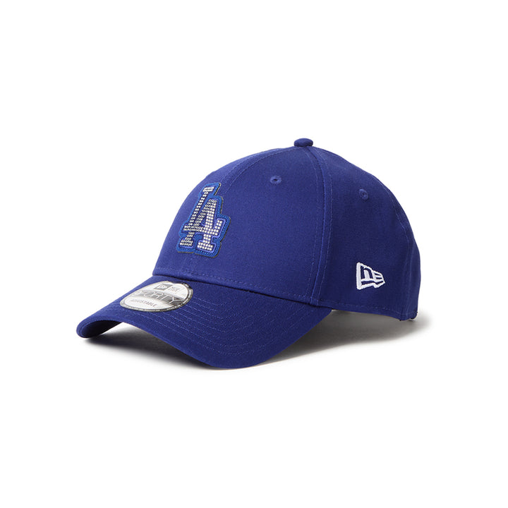 New Era หมวกรุ่น Los Angeles Dodgers Rhinestone Dark Royal 9Forty Cloth Strap Cap