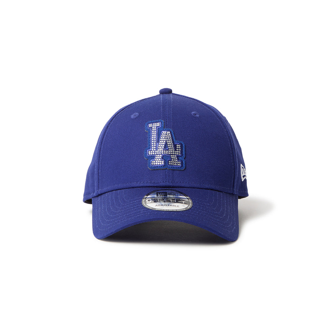 New Era หมวกรุ่น Los Angeles Dodgers Rhinestone Dark Royal 9Forty Cloth Strap Cap
