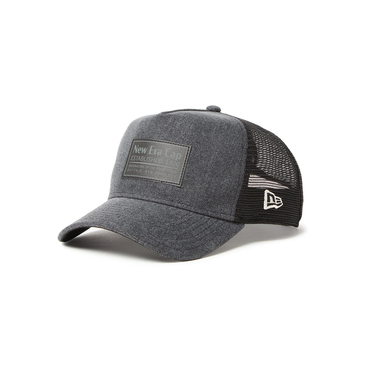 New Era หมวกรุ่น New Era Denim Graphite 9Forty A-Frame Trucker Cap