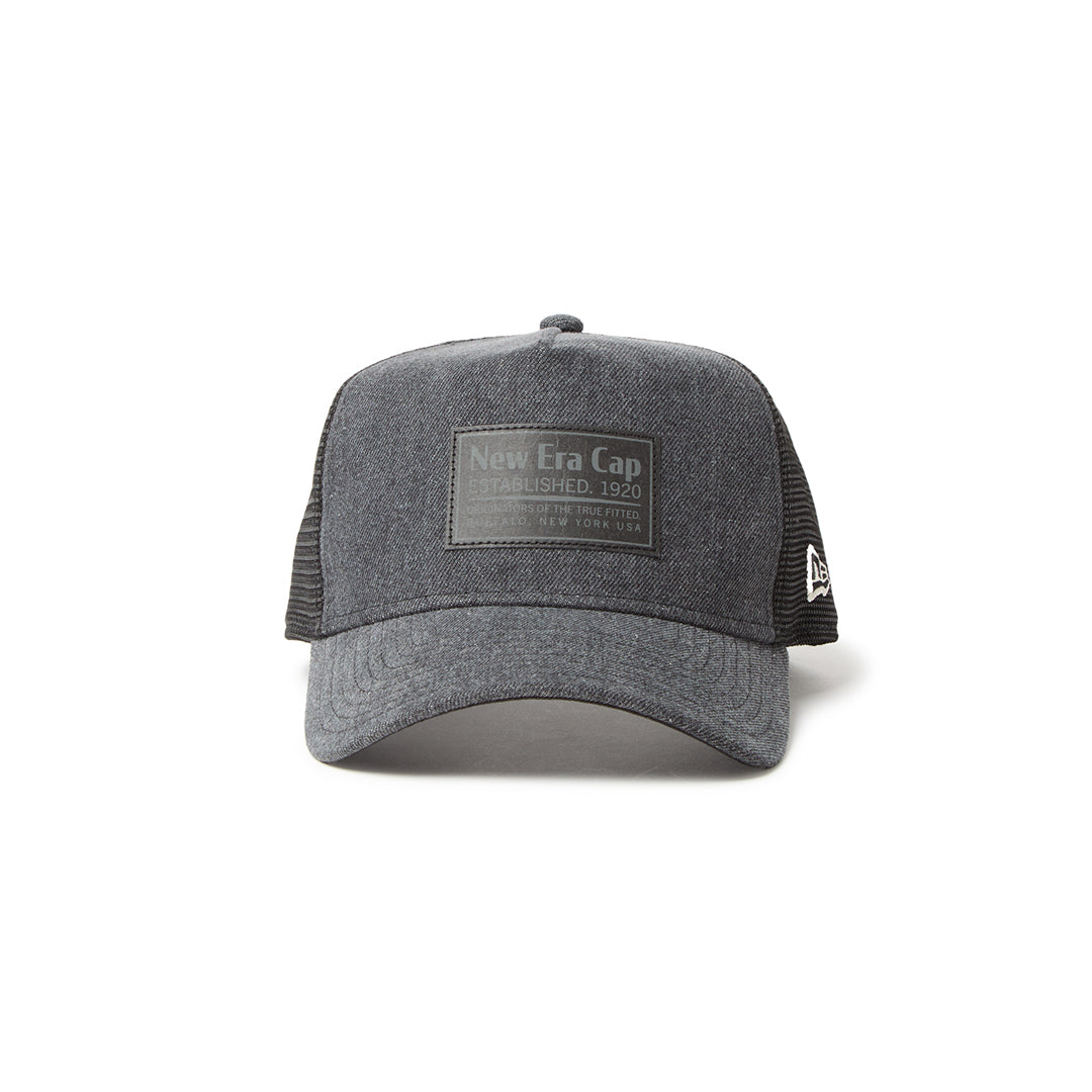 New Era หมวกรุ่น New Era Denim Graphite 9Forty A-Frame Trucker Cap