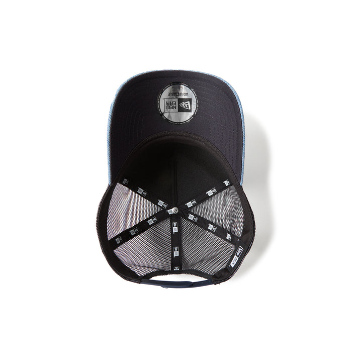 New Era หมวกรุ่น New Era Denim Blue 9Forty A-Frame Trucker Cap