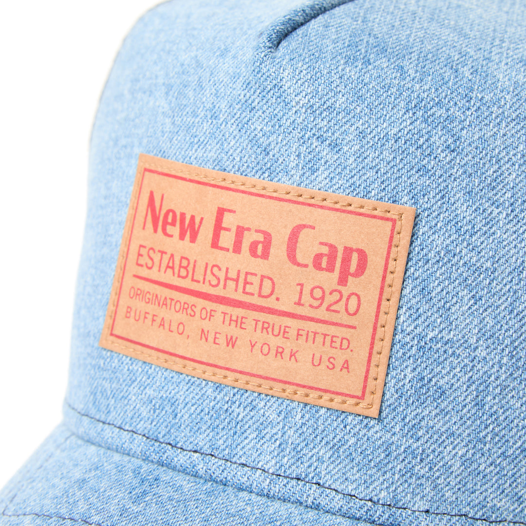 New Era หมวกรุ่น New Era Denim Blue 9Forty A-Frame Trucker Cap