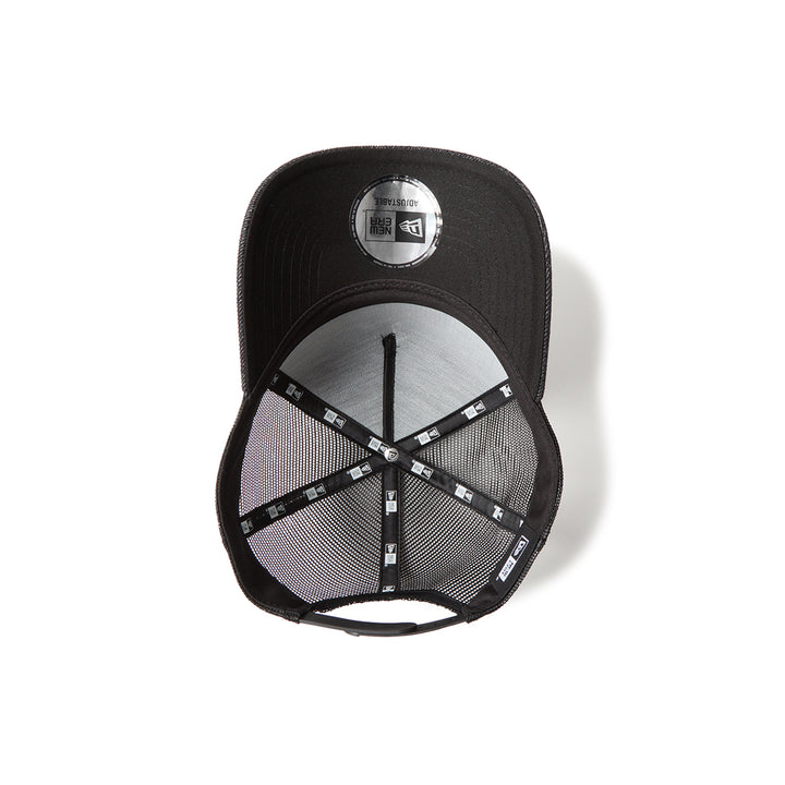 New Era หมวกรุ่น New Era Denim Black 9Forty A-Frame Trucker Cap