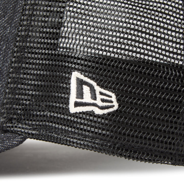 New Era หมวกรุ่น New Era Denim Black 9Forty A-Frame Trucker Cap