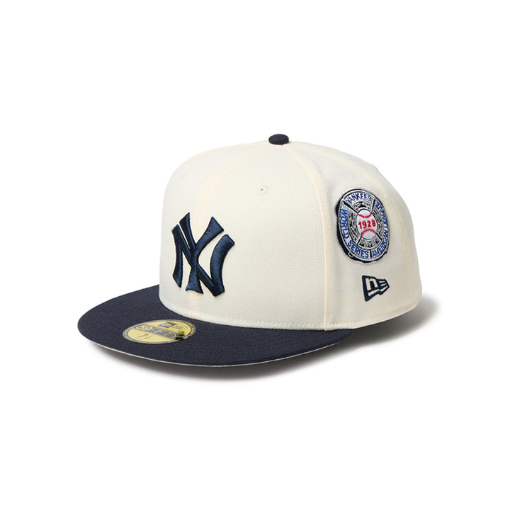 New Era หมวกรุ่น New York Yankees Co Mlb 2-Tone White And Navy 59Fifty Cap