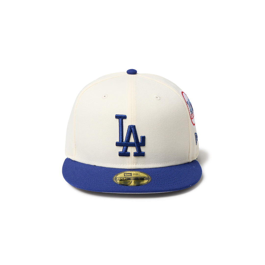 New Era หมวกรุ่น Los Angeles Dodgers Co Mlb 2-Tone White And Dark Royal 59Fifty Cap