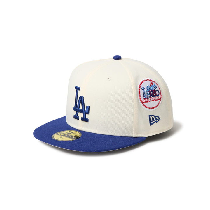 New Era หมวกรุ่น Los Angeles Dodgers Co Mlb 2-Tone White And Dark Royal 59Fifty Cap