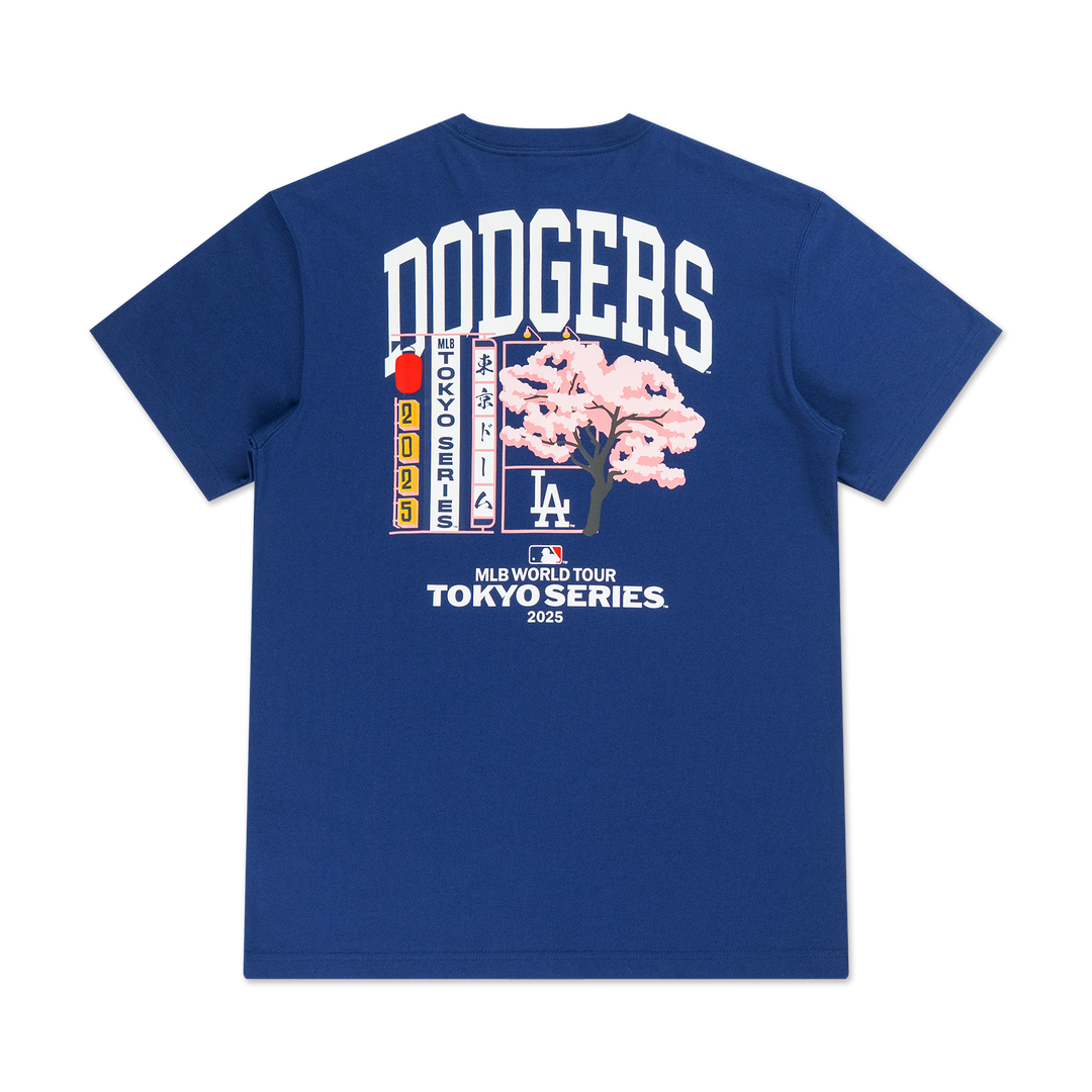 New Era เสื้อยืดแขนสั้นรุ่น Los Angeles Dodgers Mlb Tyo S Sakura Ohtani Dark Royal Short Sleeve Tee