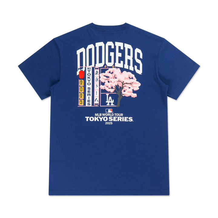 New Era เสื้อยืดแขนสั้นรุ่น Los Angeles Dodgers Mlb Tyo S Sakura Ohtani Dark Royal Short Sleeve Tee