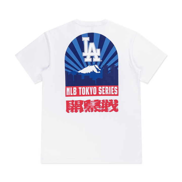 New Era เสื้อยืดแขนสั้นรุ่น Los Angeles Dodgers Mlb Tyo S Opening Ohtani White Short Sleeve Tee