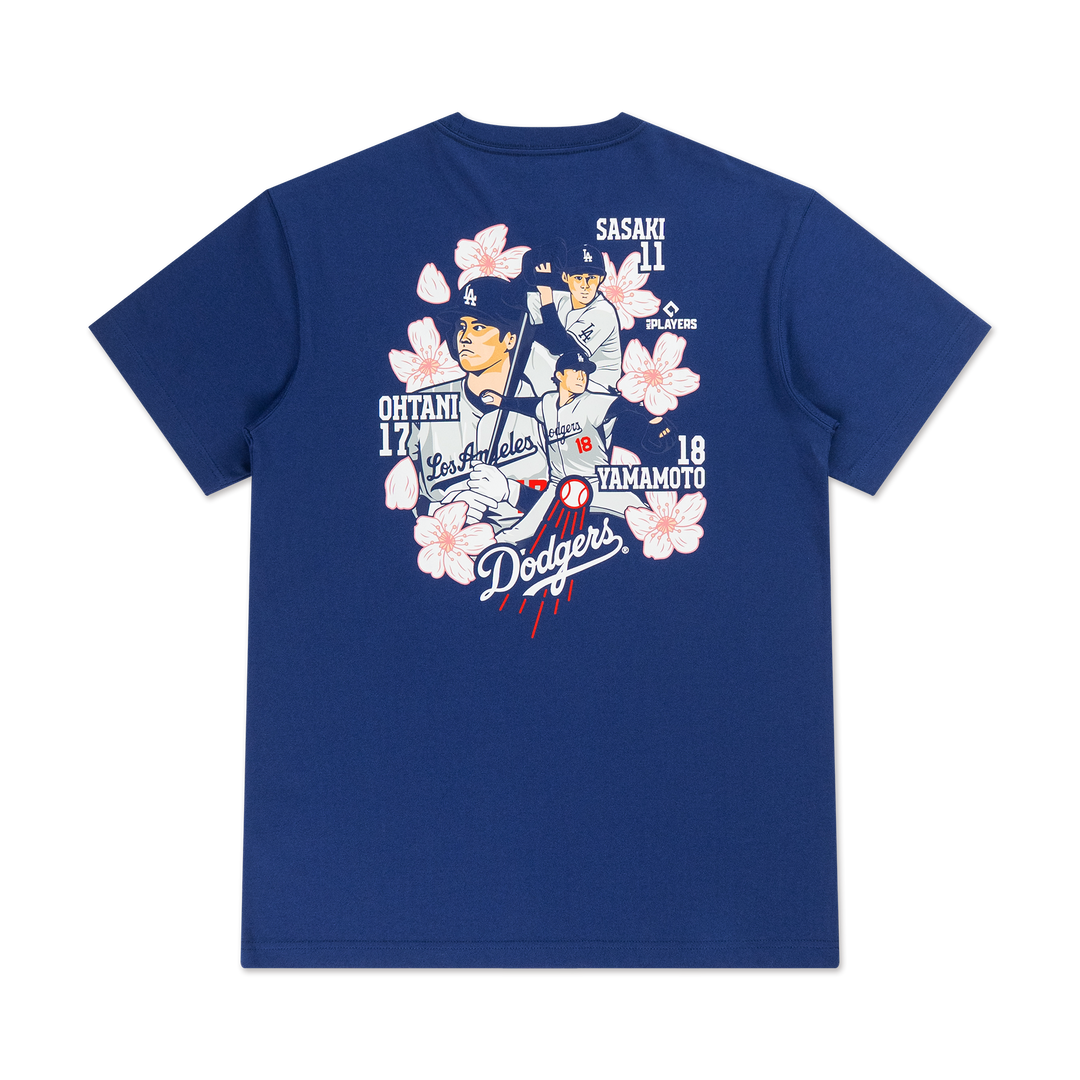 New Era เสื้อยืดแขนสั้นรุ่น Los Angeles Dodgers Mlb Players Ohtani Dark Royal Short Sleeve Tee