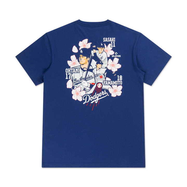 New Era เสื้อยืดแขนสั้นรุ่น Los Angeles Dodgers Mlb Players Ohtani Dark Royal Short Sleeve Tee