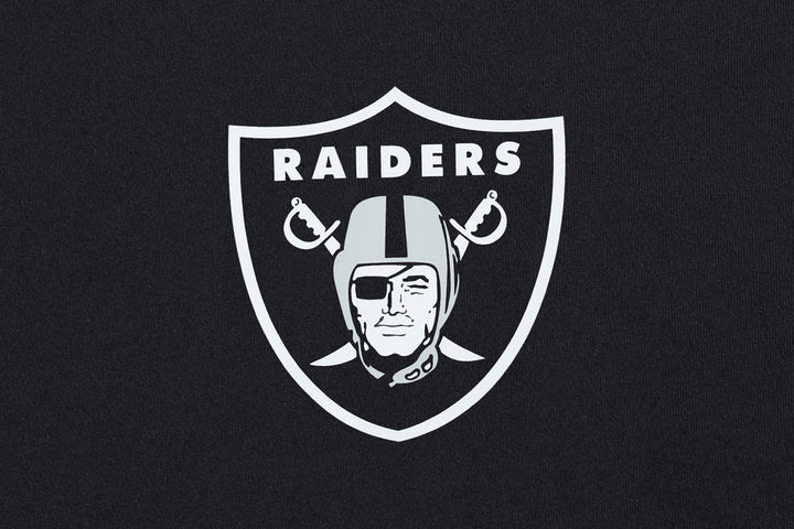 New Era เสื้อยืดแขนสั้นรุ่น Las Vegas Raiders Cnb Logo Black Oversized Short