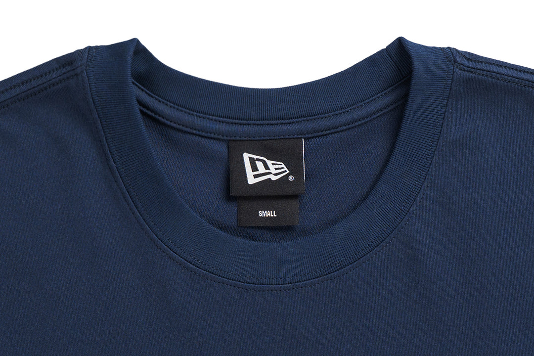 New Era เสื้อยืดแขนสั้นรุ่น New York Yankees Cnb Logo Oceanside Blue Oversized Short Sleeve Tee