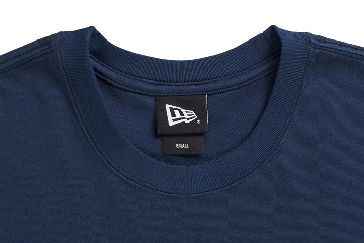 New Era เสื้อยืดแขนสั้นรุ่น New York Yankees Cnb Logo Oceanside Blue Oversized Short Sleeve Tee