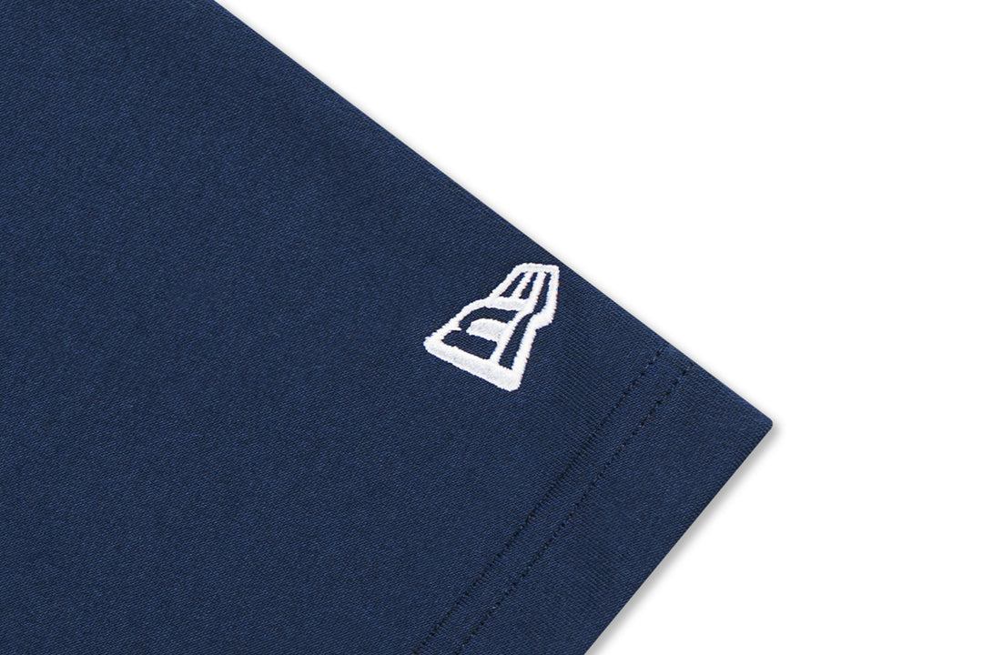 New Era เสื้อยืดแขนสั้นรุ่น New York Yankees Cnb Logo Oceanside Blue Oversized Short Sleeve Tee