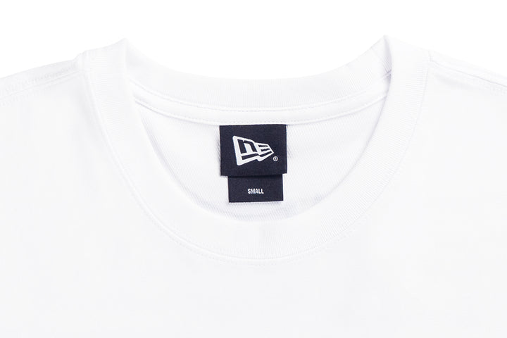 New Era เสื้อยืดแขนสั้นรุ่น Los Angeles Dodgers Cnb Logo White Oversized Short Sleeve Tee