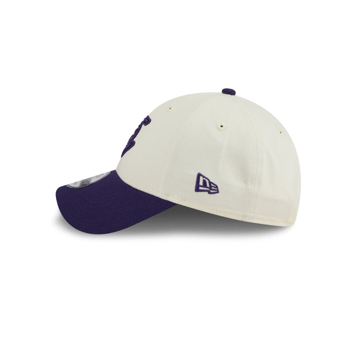 หมวกแก๊ป New Era รุ่น Los Angeles Lakers League Mix Game Day 2-Tone Purple Visor Chrome White 9Forty Cap