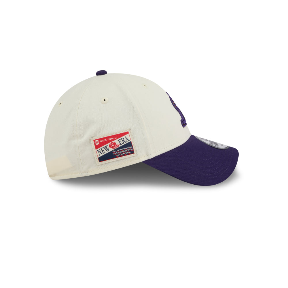 หมวกแก๊ป New Era รุ่น Los Angeles Lakers League Mix Game Day 2-Tone Purple Visor Chrome White 9Forty Cap