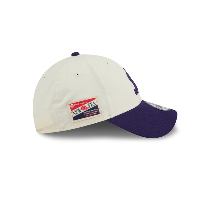 หมวกแก๊ป New Era รุ่น Los Angeles Lakers League Mix Game Day 2-Tone Purple Visor Chrome White 9Forty Cap