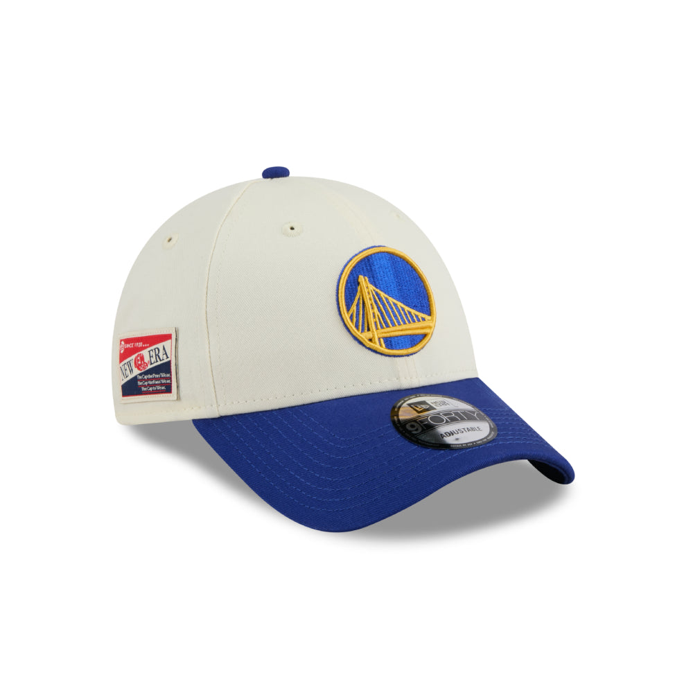 หมวกแก๊ป New Era รุ่น Golden State Warriors League Mix Game Day 2-Tone Royal Visor Chrome White 9Forty Cap