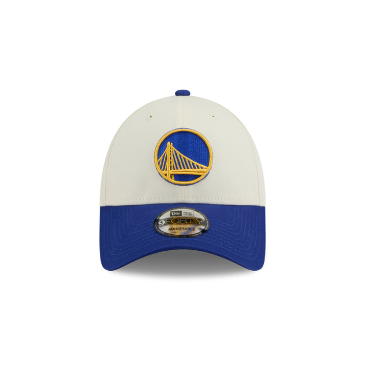 หมวกแก๊ป New Era รุ่น Golden State Warriors League Mix Game Day 2-Tone Royal Visor Chrome White 9Forty Cap