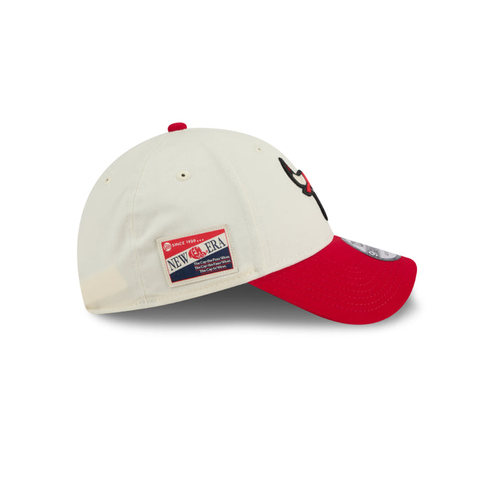 หมวกแก๊ป New Era รุ่น Chicago Bulls League Mix Game Day 2-Tone Scarlet Red Visor Chrome White 9Forty Cap