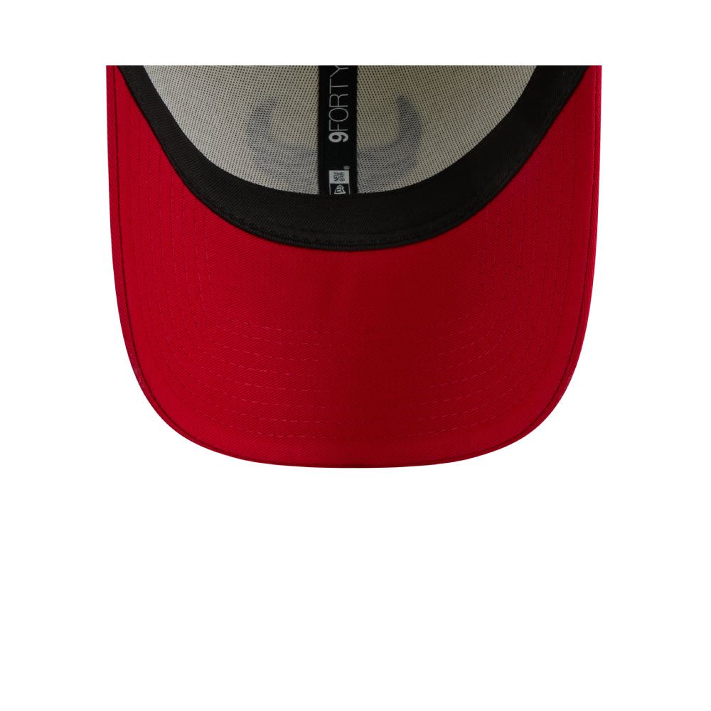 หมวกแก๊ป New Era รุ่น Chicago Bulls League Mix Game Day 2-Tone Scarlet Red Visor Chrome White 9Forty Cap