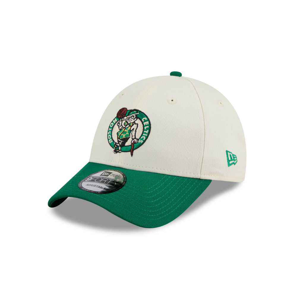 หมวกแก๊ป New Era รุ่น Boston Celtics League Mix Game Day 2-Tone Kelly Green Visor Chrome White 9Forty Cap