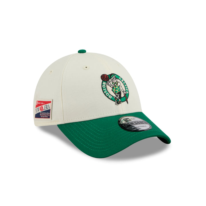 หมวกแก๊ป New Era รุ่น Boston Celtics League Mix Game Day 2-Tone Kelly Green Visor Chrome White 9Forty Cap