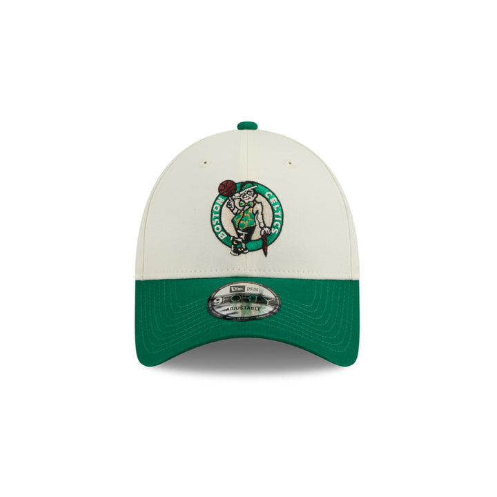 หมวกแก๊ป New Era รุ่น Boston Celtics League Mix Game Day 2-Tone Kelly Green Visor Chrome White 9Forty Cap