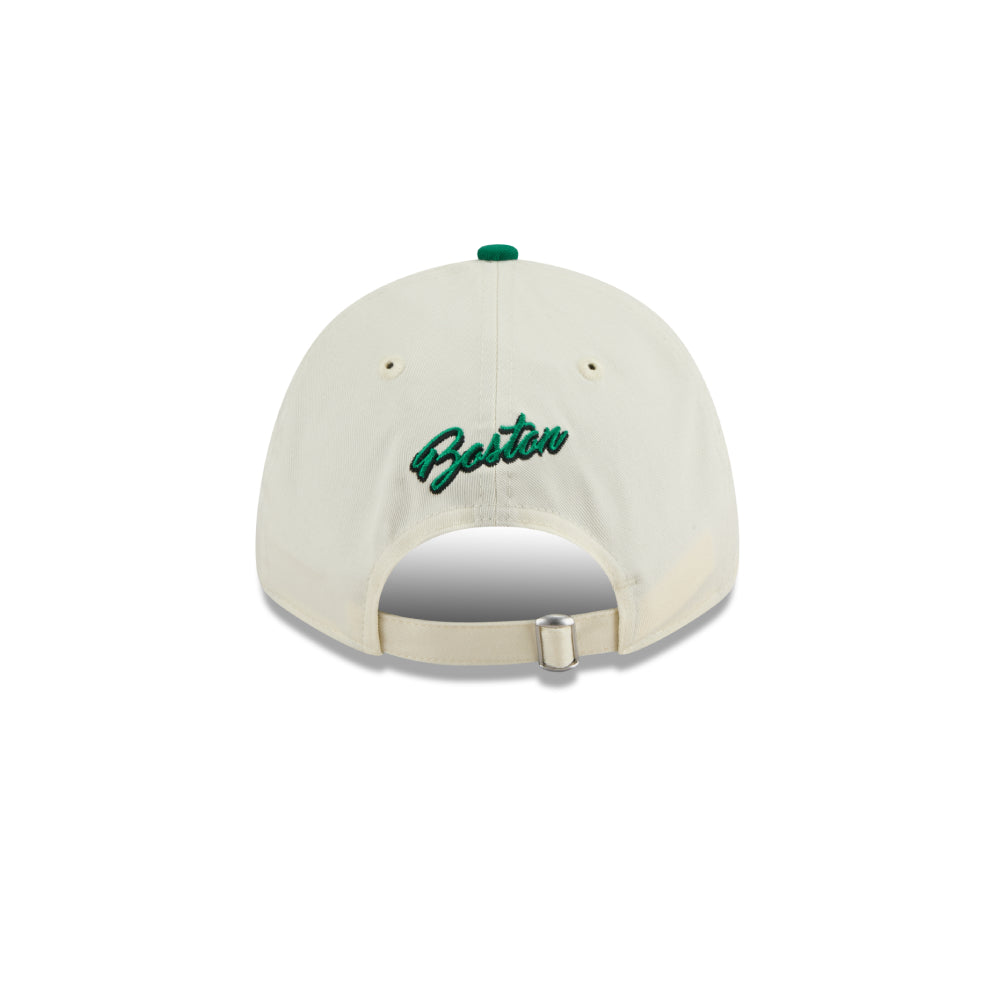 หมวกแก๊ป New Era รุ่น Boston Celtics League Mix Game Day 2-Tone Kelly Green Visor Chrome White 9Forty Cap