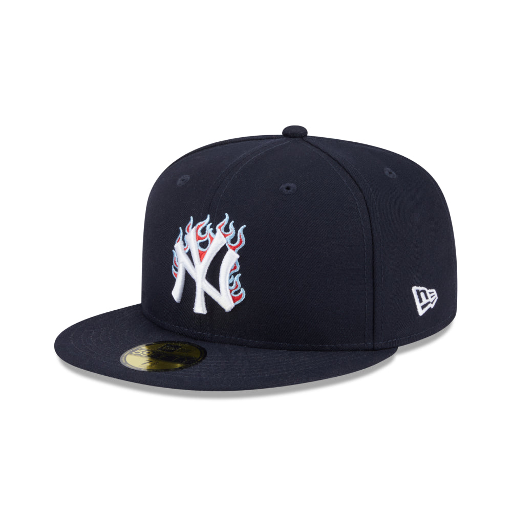หมวกแก๊ป New Era รุ่น 59Fifty Pack - Fire New York Yankees Cooperstown Navy 59Fifty Cap