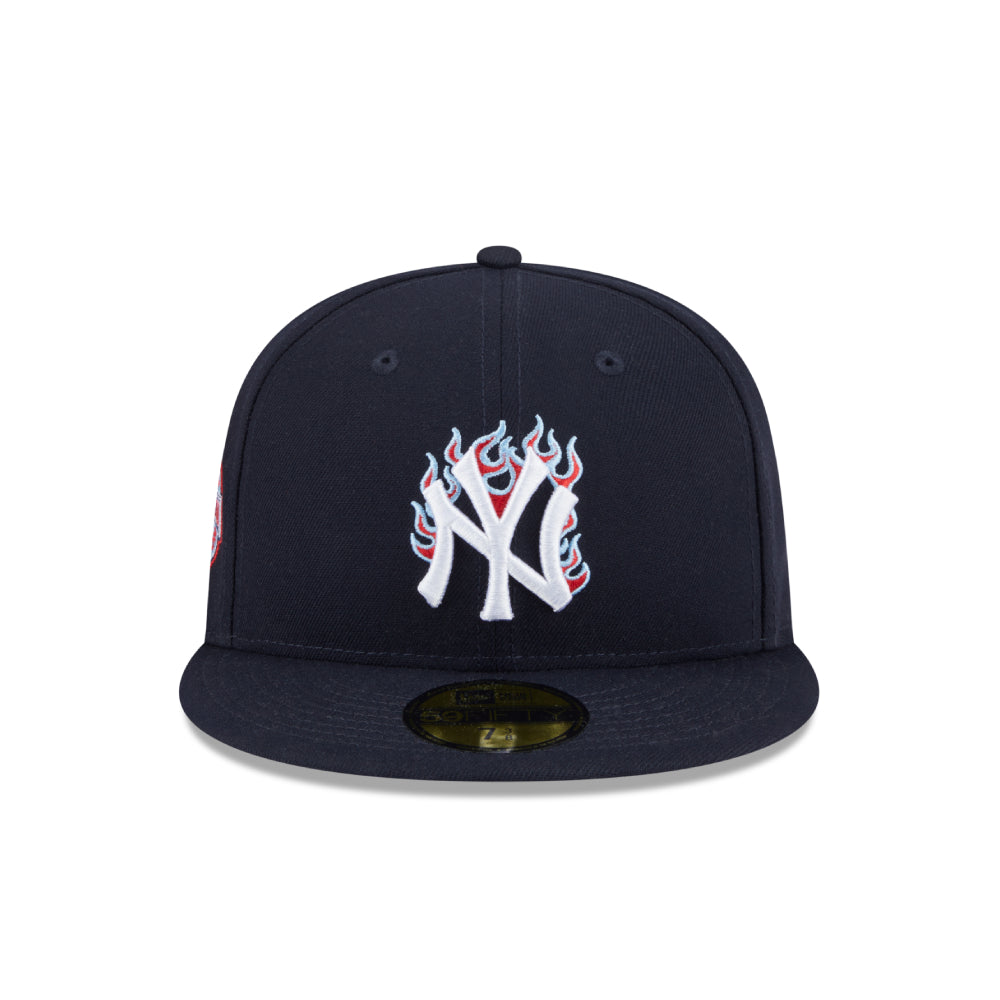 หมวกแก๊ป New Era รุ่น 59Fifty Pack - Fire New York Yankees Cooperstown Navy 59Fifty Cap