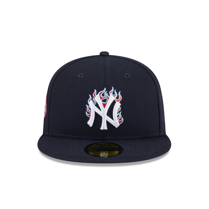 หมวกแก๊ป New Era รุ่น 59Fifty Pack - Fire New York Yankees Cooperstown Navy 59Fifty Cap