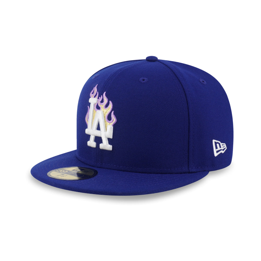 หมวกแก๊ป New Era รุ่น 59Fifty Pack - Fire Los Angeles Dodgers Cooperstown Dark Royal 59Fifty Cap