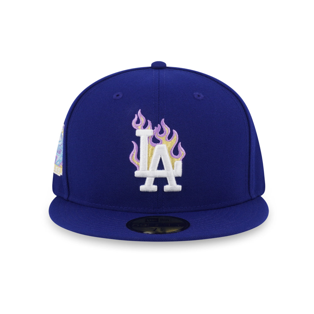 หมวกแก๊ป New Era รุ่น 59Fifty Pack - Fire Los Angeles Dodgers Cooperstown Dark Royal 59Fifty Cap