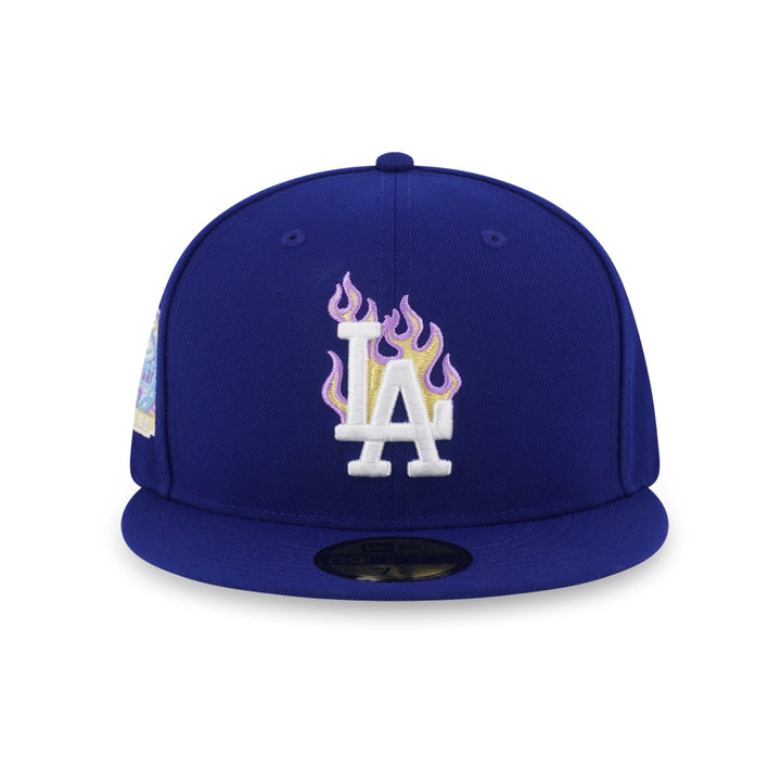 หมวกแก๊ป New Era รุ่น 59Fifty Pack - Fire Los Angeles Dodgers Cooperstown Dark Royal 59Fifty Cap