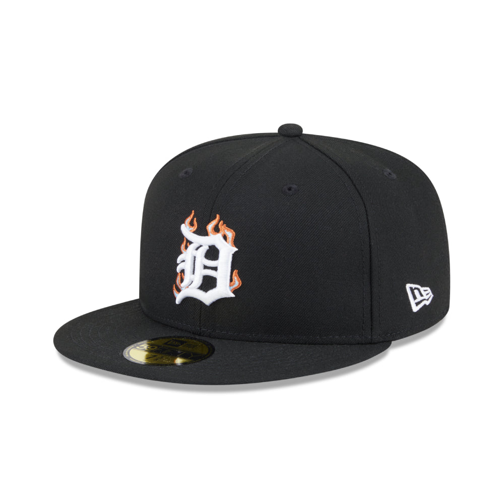 หมวกแก๊ป New Era รุ่น 59Fifty Pack - Fire Detroit Tigers Cooperstown Black 59Fifty Cap