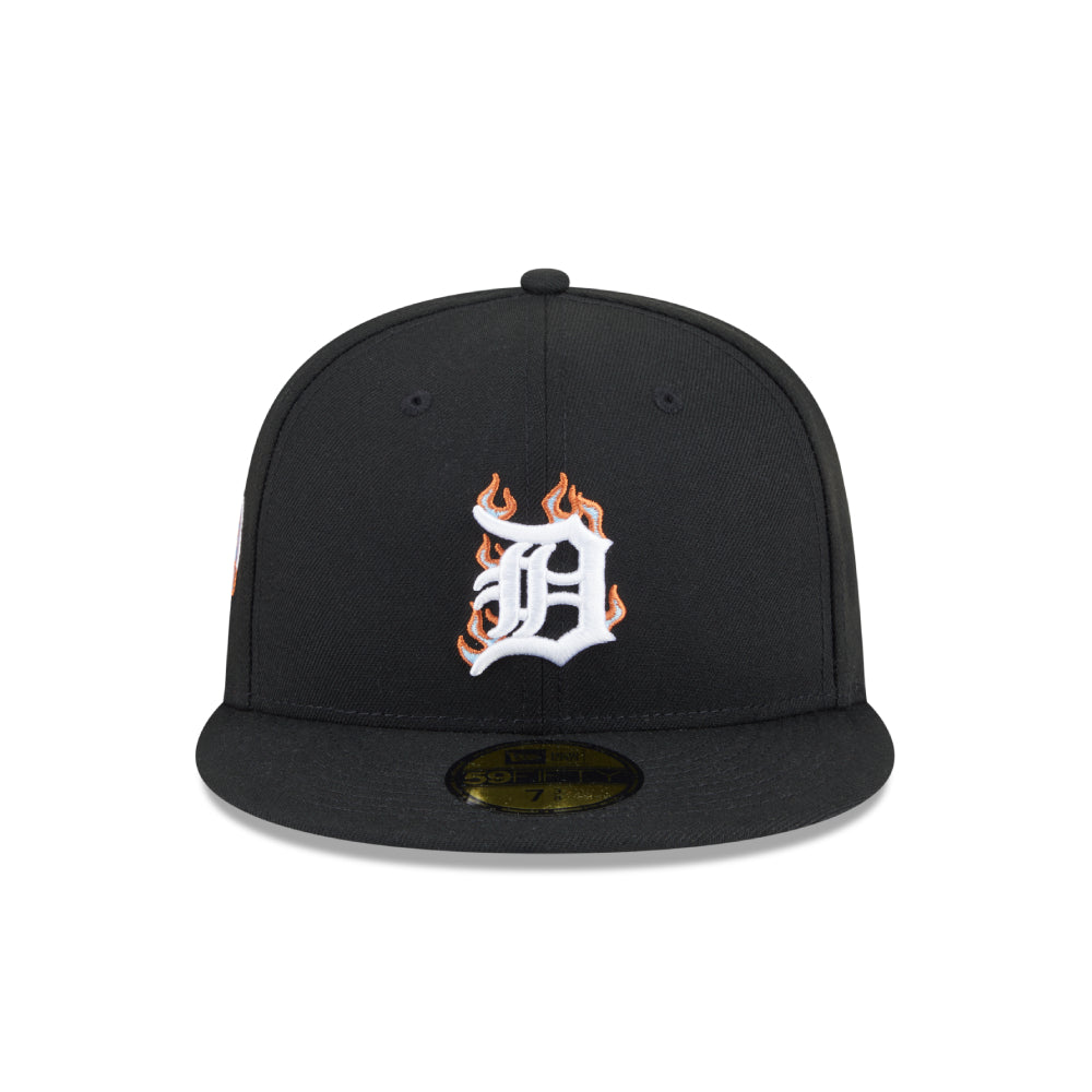 หมวกแก๊ป New Era รุ่น 59Fifty Pack - Fire Detroit Tigers Cooperstown Black 59Fifty Cap