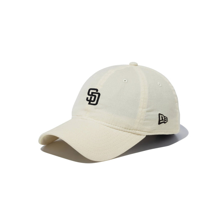 New Era หมวกรุ่น SAN DIEGO PADRES JAPAN MICRO CORDUROY CHROME WHITE 9TWENTY CAP