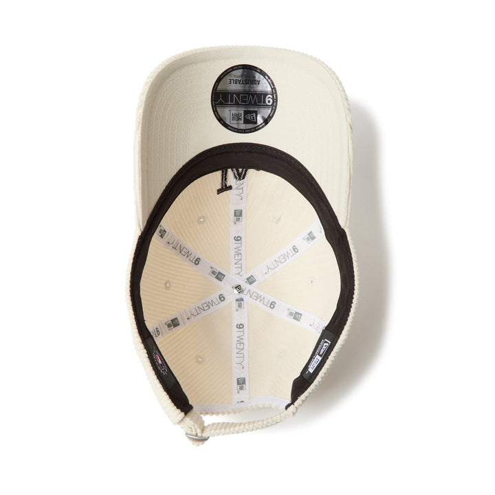 New Era หมวกรุ่น Los Angeles Dodgers Corduroy Ivory 9Twenty Cap