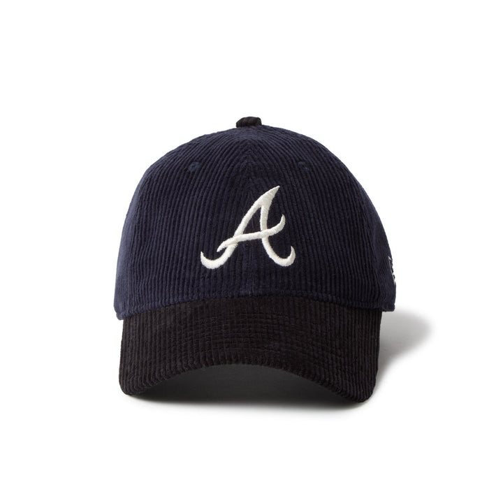 New Era หมวกรุ่น Atlanta Braves Corduroy Navy And Black 9Twenty Capp